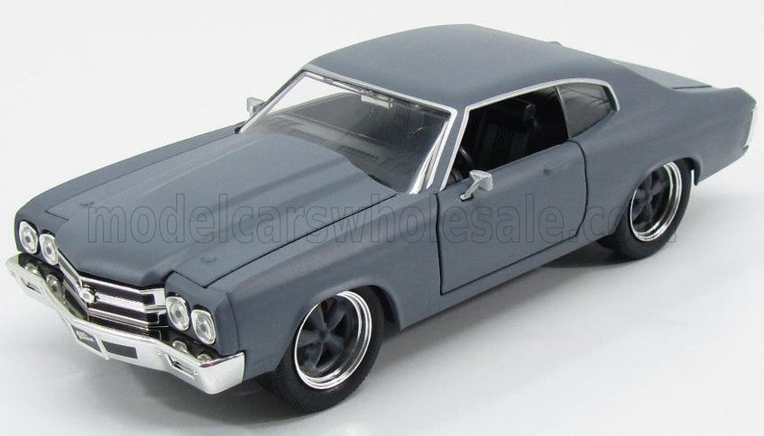 CHEVROLET | DOM'S CHEVELLE 454SS 1970 - FAST & FURIOUS  IV (2009) - SOLO PARTI ORIGINALI - ORIGINAL PARTS | PRIMER MATT GREY
