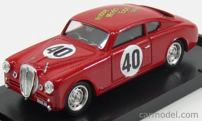 Lancia Aurelia B20 N°40 Coupe 1952 - Hobby Model Expo 2016 - 40th Anniversary 1:43 Brumm červená