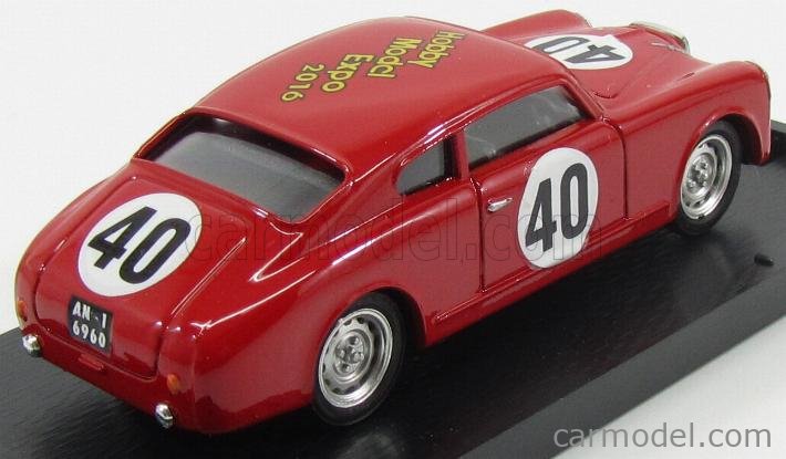 Lancia Aurelia B20 N°40 Coupe 1952 - Hobby Model Expo 2016 - 40th Anniversary 1:43 Brumm červená