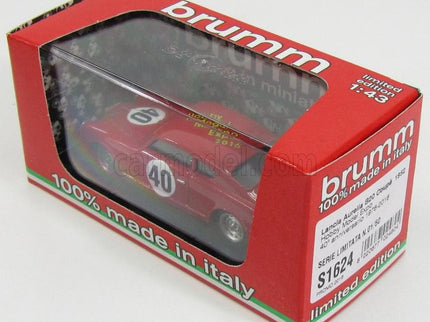 Lancia Aurelia B20 N°40 Coupe 1952 - Hobby Model Expo 2016 - 40th Anniversary 1:43 Brumm červená