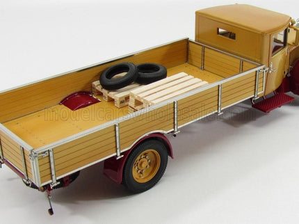 MERCEDES BENZ | LO2750 LKW PLATFORM TRUCK CASSONATO 1933 | YELLOW RED