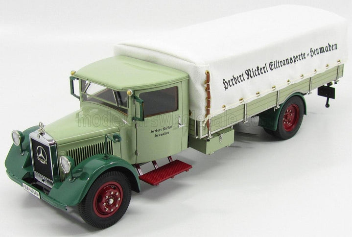 MERCEDES BENZ | LO2750 TRUCK WITH TARPAULIN - CASSONE TELONATO 1933 | GREEN