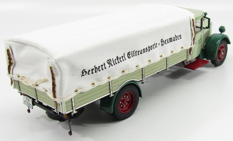 MERCEDES BENZ | LO2750 TRUCK WITH TARPAULIN - CASSONE TELONATO 1933 | GREEN