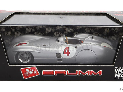 Mercedes Benz F1 W196C N°4 Prove Avus 1954 Karl Kling 1:43 Brumm strieborná