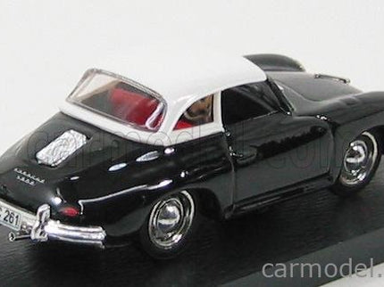 Porsche 356 Hard Top 1952 1:43 Brumm čierna biela