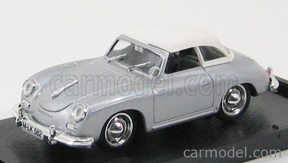 Porsche 356 Hard Top 1952 1:43 Brumm strieborná