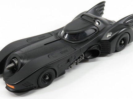 BATMAN | BATMOBILE MOVIE 1989 WITH BATMAN FIGURE | MATT BLACK