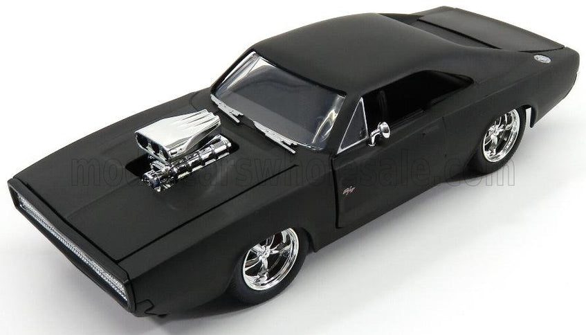 DODGE | SET 4X DOM'S DODGE CHARGER R/T 1970 - FAST & FURIOUS 7 | MATT BLACK