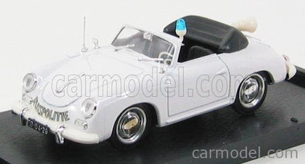 Porsche 356 Cabriolet Police Olandese 1952 1:43 Brumm biela