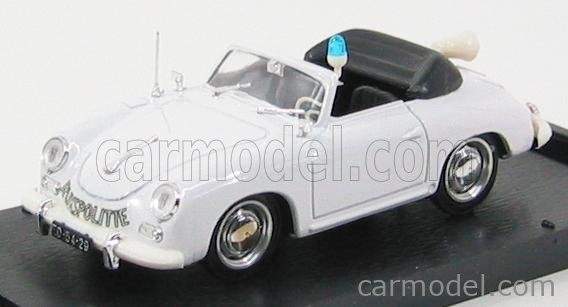 Porsche 356 Cabriolet Police Olandese 1952 1:43 Brumm biela