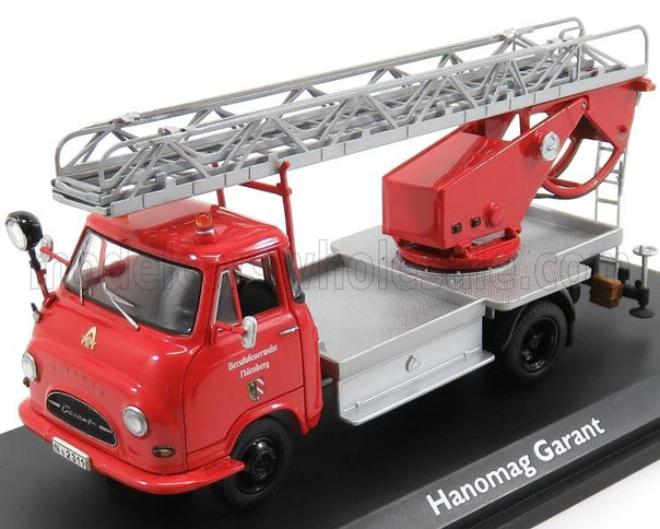 HANOMAG | GARANT FIRE ENGINE WITH SCALA - FW DREHLEITER | RED SILVER