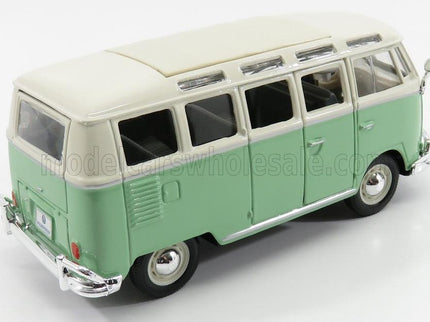 VOLKSWAGEN | T1 SAMBA MINIBUS 1962 | VERY LIGHT GREEN WHITE