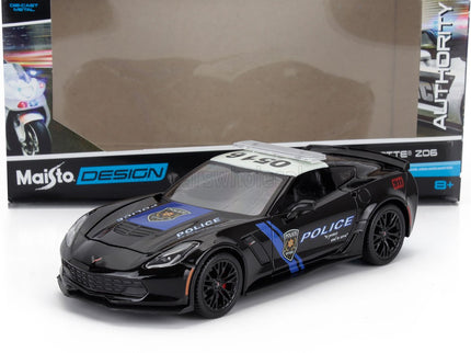 CHEVROLET | CORVETTE Z06 C7 COUPE HIGHWAY PATROL POLICE 2015 | BLACK