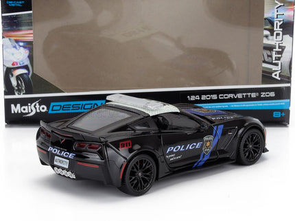 CHEVROLET | CORVETTE Z06 C7 COUPE HIGHWAY PATROL POLICE 2015 | BLACK