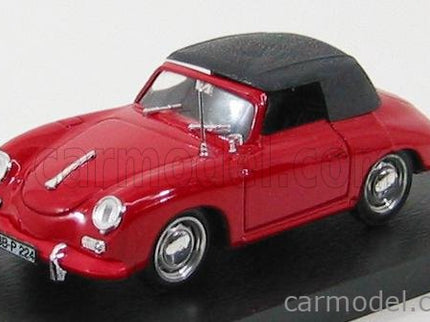 Porsche 356C Cabriolet Closed 1952 1:43 Brumm červená