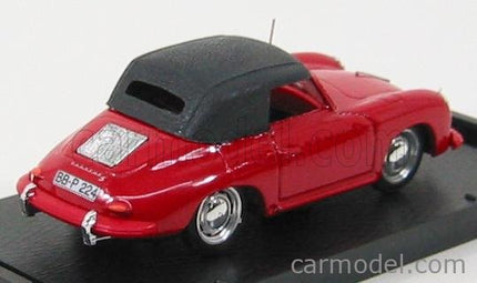 Porsche 356C Cabriolet Closed 1952 1:43 Brumm červená
