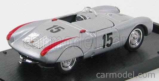 Porsche 550 RS Avus N°15 1955 R. Von Frankenberg 1:43 Brumm strieborná