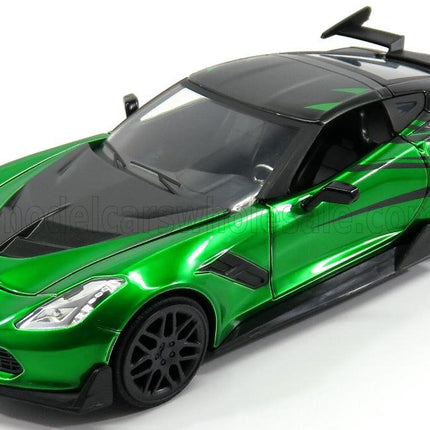 CHEVROLET | CORVETTE C7 COUPE STINGRAY 2014 - CROSSHAIRS TRANSFORMERS V L'ULTIMO CAVALIERE - MOVIE 2017 | GREEN MET BLACK