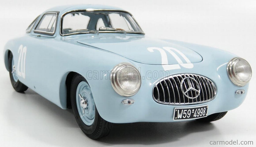 Mercedes Benz 300SL (W154) Team Daimler-Benz AG N°20 2. Miesto Bern GP 1952 H.Lang 1:18 CMC svetlomodrá
