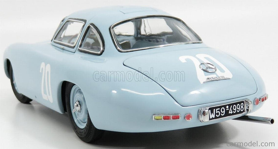 Mercedes Benz 300SL (W154) Team Daimler-Benz AG N°20 2. Miesto Bern GP 1952 H.Lang 1:18 CMC svetlomodrá