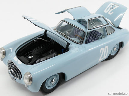 Mercedes Benz 300SL (W154) Team Daimler-Benz AG N°20 2. Miesto Bern GP 1952 H.Lang 1:18 CMC svetlomodrá
