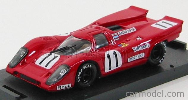 Porsche 917 K 1000 KM Monza 1970 N°11 Piper - AD. 1:43 Brumm červená