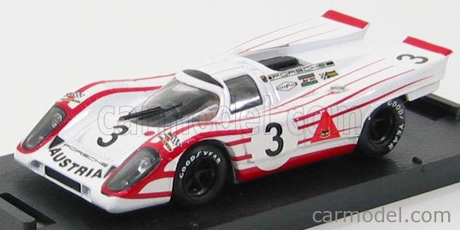 Porsche 917K 4.5L N°3 24h Daytona 1970 K.Ahrens - V.Elford 1:43 Brumm biela červená