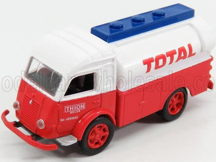 RENAULT | GALION TANKER TRUCK FUEL TOTAL 1963 | RED WHITE BLUE