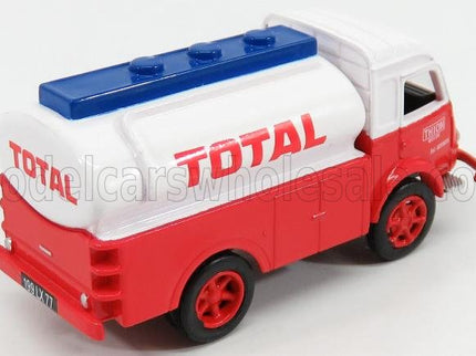 RENAULT | GALION TANKER TRUCK FUEL TOTAL 1963 | RED WHITE BLUE