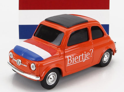 Fiat 500 Olanda Biertje ? - T'is Hier Fantastisch 1:43 Brumm oranžová