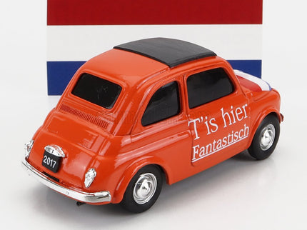 Fiat 500 Olanda Biertje ? - T'is Hier Fantastisch 1:43 Brumm oranžová
