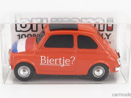 Fiat 500 Olanda Biertje ? - T'is Hier Fantastisch 1:43 Brumm oranžová