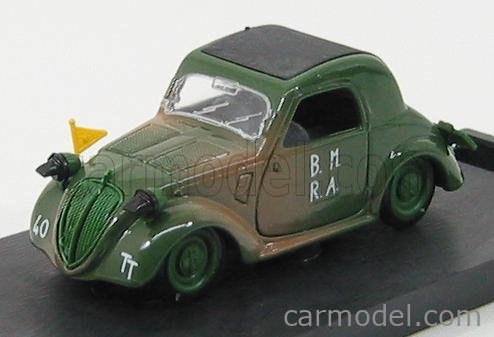Simca 5 Militare D-Day Closed - Chiusa 1944 1:43 Brumm vojenská zelená