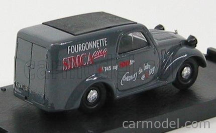 Simca 5 Van Salone Auto Parigi 1936 1:43 Brumm sivá