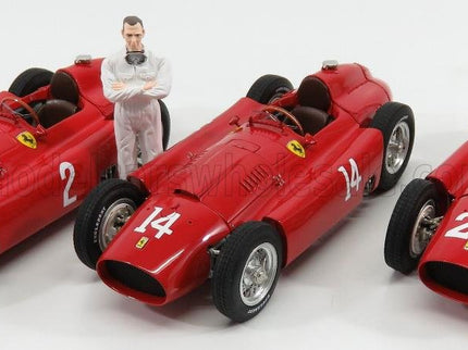FERRARI | SET 3X F1  D50 SHORT NOSE N 14 FRENCH GP 1956 COLLINS - F1  D50 LONG NOSE N 2 GERMAN GP 1956 COLLINS - F1  D50 N 26 MONZA ITALY GP 1956 COLLINS | RED