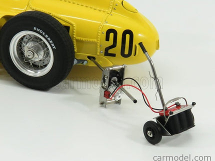 Ferrari F1 Set 2X Lancia D50 N°20 6. Miesto Belgium GP 1956 A.Pilette + D50 N°6 Víťaz GP Torino 1955 A.Ascari 1:18 CMC červená žltá