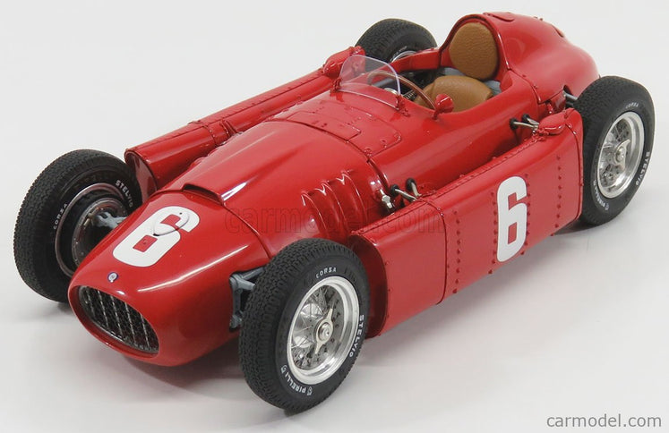 Ferrari F1 Set 2X Lancia D50 N°20 6. Miesto Belgium GP 1956 A.Pilette + D50 N°6 Víťaz GP Torino 1955 A.Ascari 1:18 CMC červená žltá