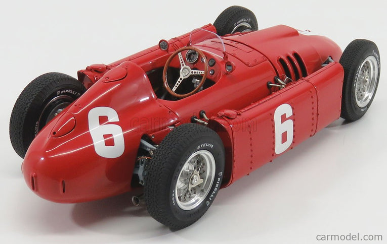 Ferrari F1 Set 2X Lancia D50 N°20 6. Miesto Belgium GP 1956 A.Pilette + D50 N°6 Víťaz GP Torino 1955 A.Ascari 1:18 CMC červená žltá