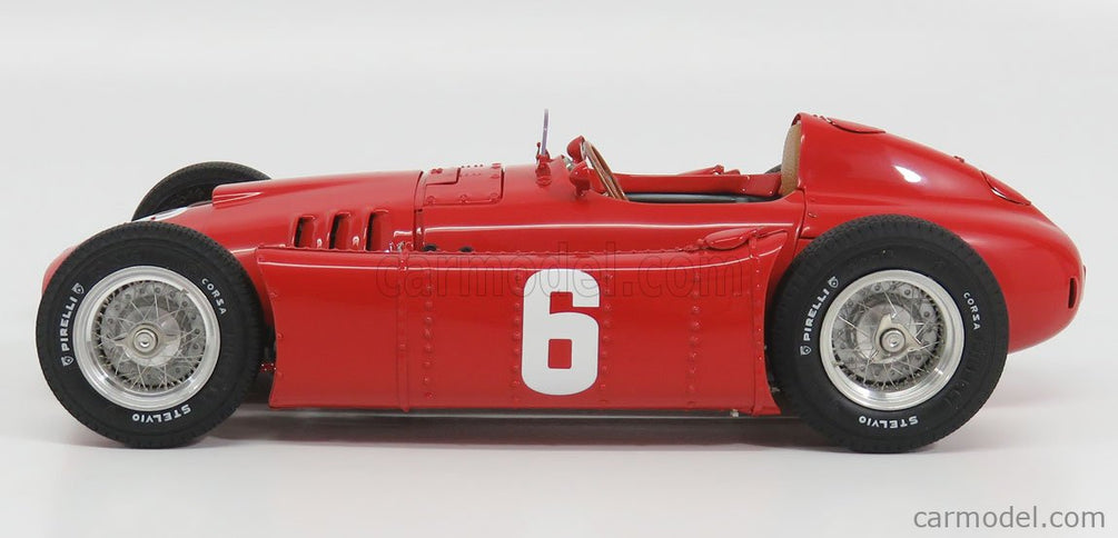 Ferrari F1 Set 2X Lancia D50 N°20 6. Miesto Belgium GP 1956 A.Pilette + D50 N°6 Víťaz GP Torino 1955 A.Ascari 1:18 CMC červená žltá