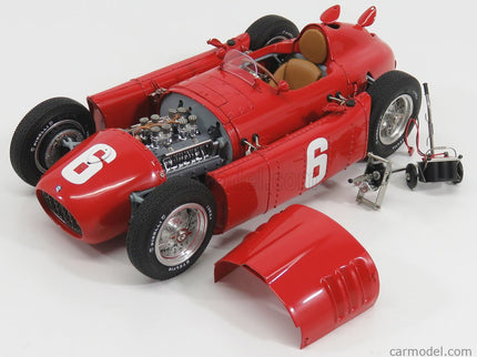 Ferrari F1 Set 2X Lancia D50 N°20 6. Miesto Belgium GP 1956 A.Pilette + D50 N°6 Víťaz GP Torino 1955 A.Ascari 1:18 CMC červená žltá