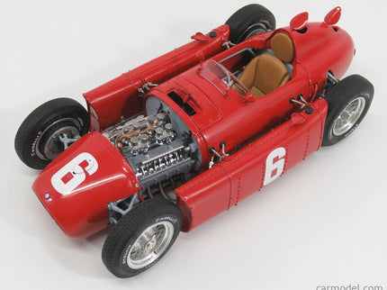 Ferrari F1 Set 2X Lancia D50 N°20 6. Miesto Belgium GP 1956 A.Pilette + D50 N°6 Víťaz GP Torino 1955 A.Ascari 1:18 CMC červená žltá