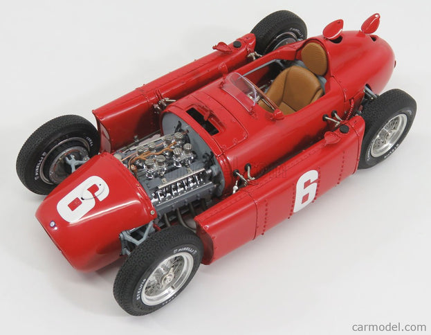 Ferrari F1 Set 2X Lancia D50 N°20 6. Miesto Belgium GP 1956 A.Pilette + D50 N°6 Víťaz GP Torino 1955 A.Ascari 1:18 CMC červená žltá