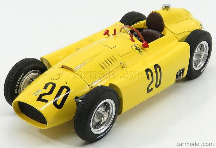 Ferrari F1 Set 2X Lancia D50 N°20 6. Miesto Belgium GP 1956 A.Pilette + D50 N°6 Víťaz GP Torino 1955 A.Ascari 1:18 CMC červená žltá