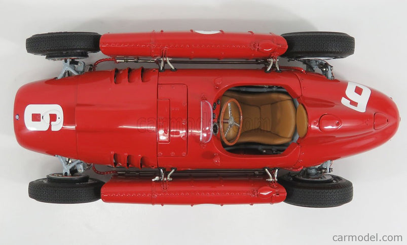 Ferrari F1 Set 2X Lancia D50 N°20 6. Miesto Belgium GP 1956 A.Pilette + D50 N°6 Víťaz GP Torino 1955 A.Ascari 1:18 CMC červená žltá
