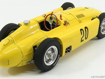 Ferrari F1 Set 2X Lancia D50 N°20 6. Miesto Belgium GP 1956 A.Pilette + D50 N°6 Víťaz GP Torino 1955 A.Ascari 1:18 CMC červená žltá