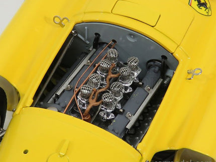 Ferrari F1 Set 2X Lancia D50 N°20 6. Miesto Belgium GP 1956 A.Pilette + D50 N°6 Víťaz GP Torino 1955 A.Ascari 1:18 CMC červená žltá