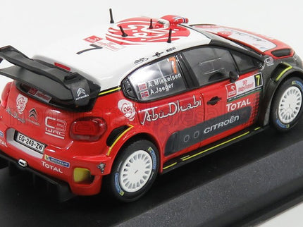 CITROEN | C3 WRC ABU DHABI N 7 RALLY POLOGNE 2017 A.MIKKELSEN - A.JAEGER | RED WHITE BLACK