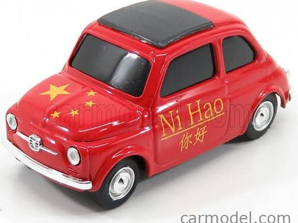 Fiat 500 Brums Cina NI Hao 2018 1:43 Brumm červená