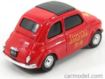 Fiat 500 Brums Cina NI Hao 2018 1:43 Brumm červená