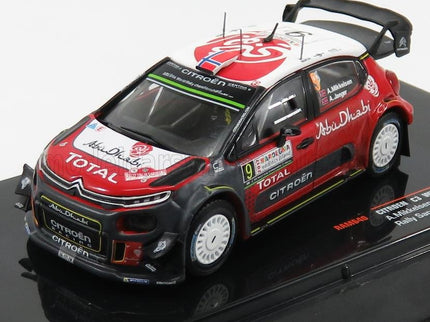 CITROEN | C3 WRC ABU DHABI N 9 RALLY SARDEGNA 2017 A.MIKKELSEN - A.SYNNEVAAG | RED WHITE GREY